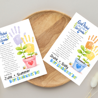 Grandparents Day Handprint Craft for Kids | God Picked You to Be My Grandpa & Our Grandpa Christian Keepsake
