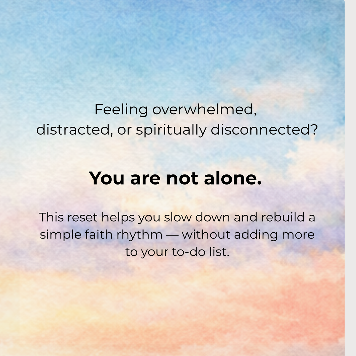 7-Day Faith Reset for Busy Moms | Simple Daily Habits to Reconnect with God