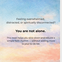 7-Day Faith Reset for Busy Moms | Simple Daily Habits to Reconnect with God