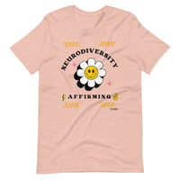 "Neurodiversity Affirming" T-Shirt Black Artwork