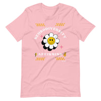 "Neurodiversity Affirming" T-Shirt White Artwork